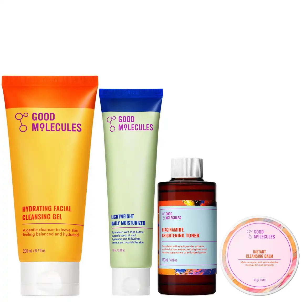 Good Molecules Double Cleanse, Tone & Moisturize