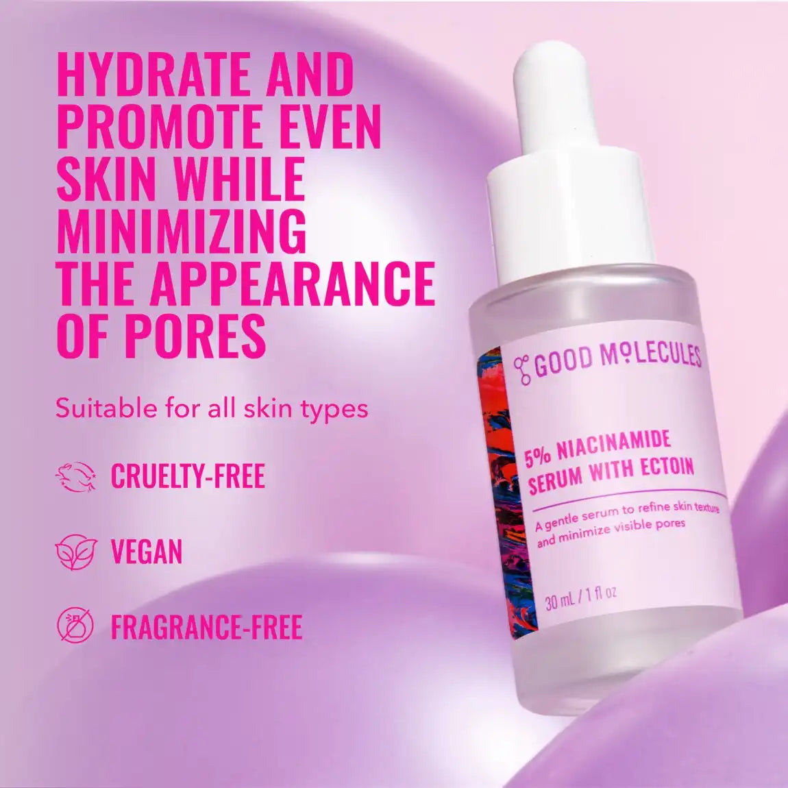 Good Molecules 5% Niacinamide Serum with Ectoin