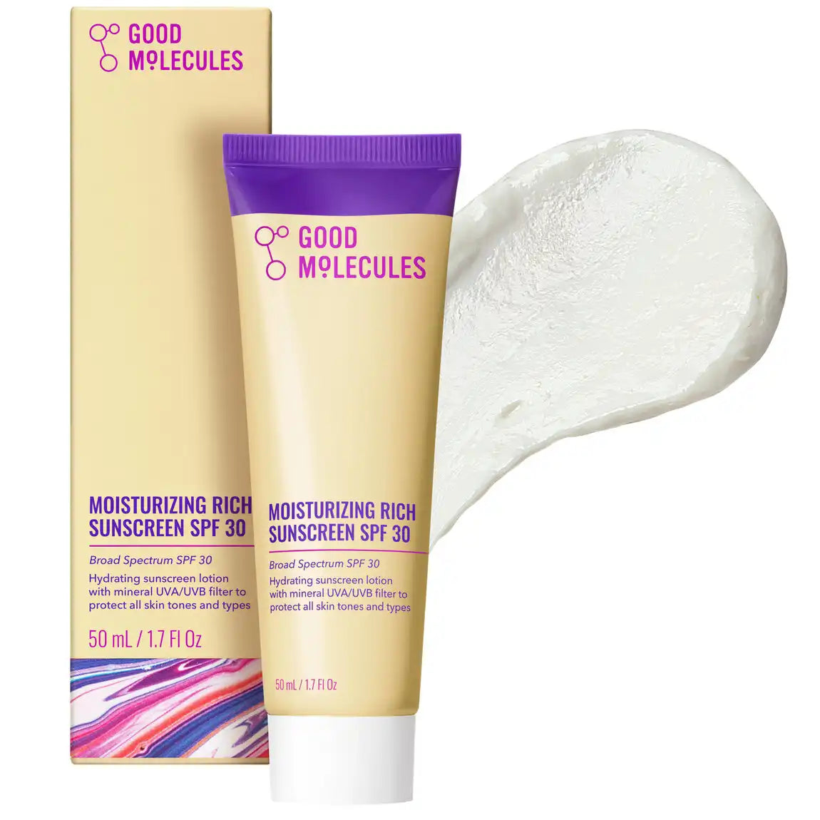 Good Molecules Moisturizing Rich Sunscreen SPF 30
